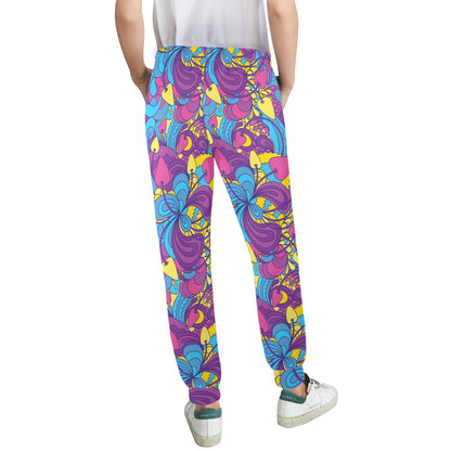 Psychedelic Mushroom Pattern Print Design A03 Women's Casual Track Pants