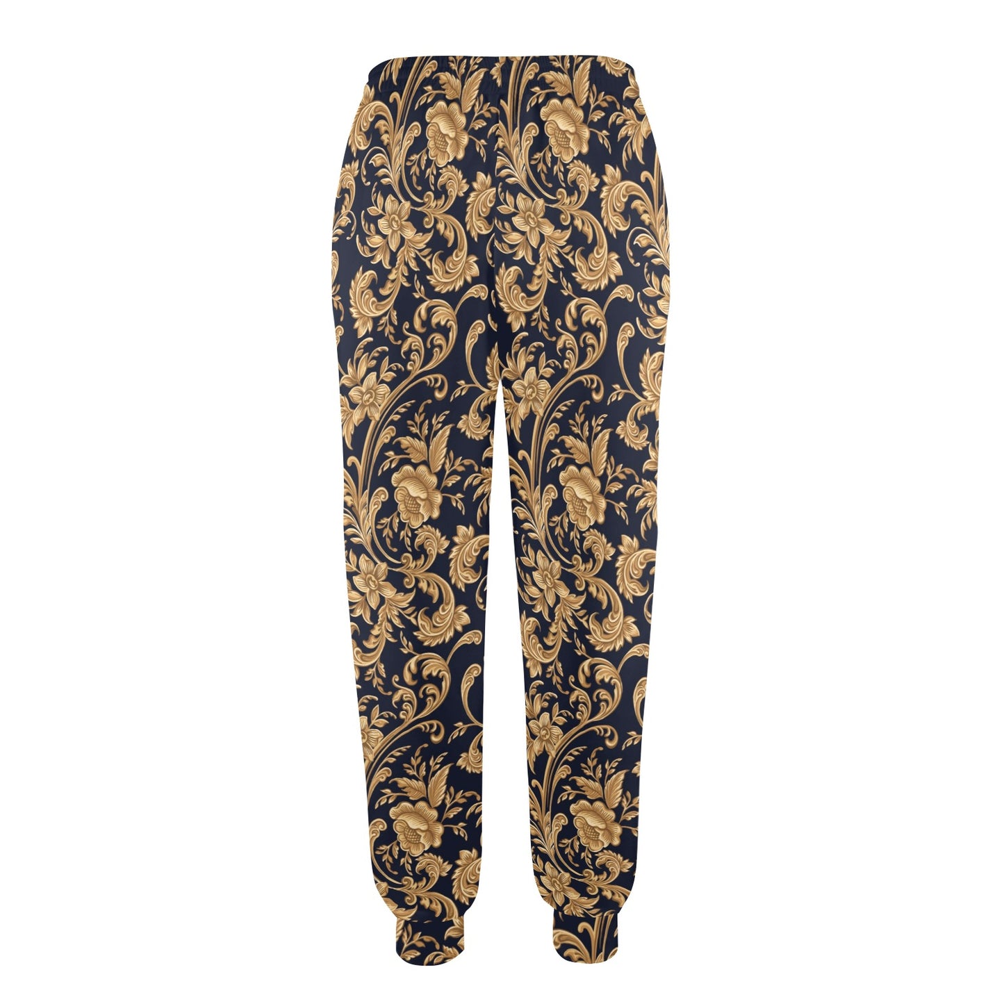 Baroque Golden Pattern Print Design 03 Women's Casual Track Pants