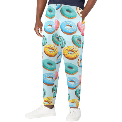 donut Design Print Pattern JJ0133 Men's Casual Track Pants