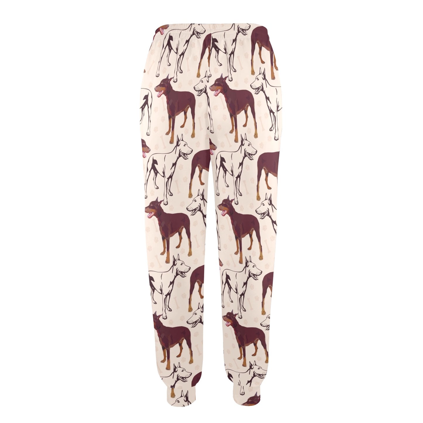 Doberman Pinschers Design Print Pattern JJ0115 Women's Casual Track Pants