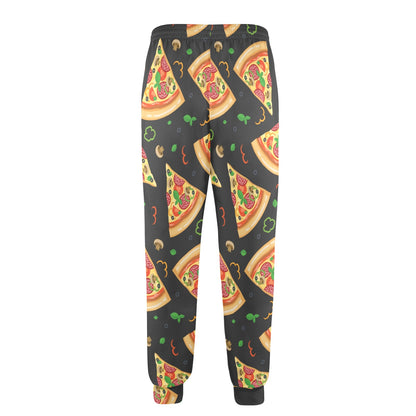 Pizza Pattern Print Design A02 Men's Casual Track Pants