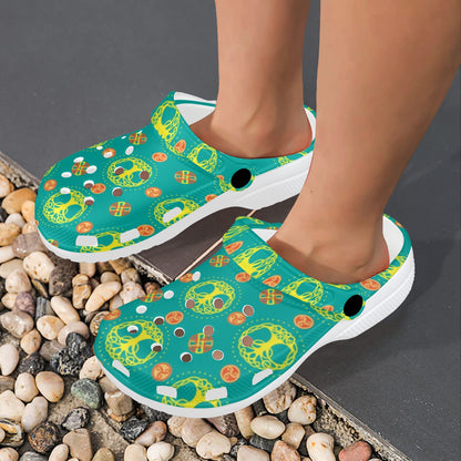 Celtic Tree of Life Print Pattern Unisex Clogs Shoes