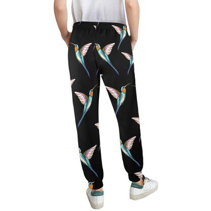 Hummingbird Pattern Print Design 06 Women's Casual Track Pants