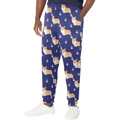 Pembroke Welsh Corgis Pattern Print Design A07 Men's Casual Track Pants