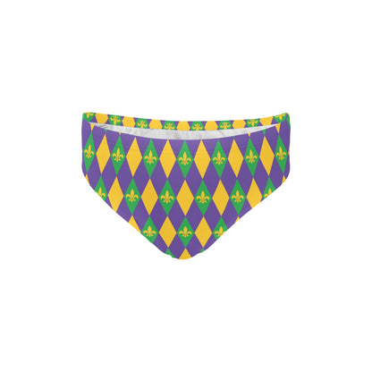 Mardi Gras Pattern Print Design 05 Men's Swimming Briefs