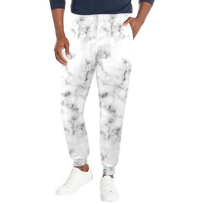 Marble Pattern Print Design 01 Men's Casual Track Pants