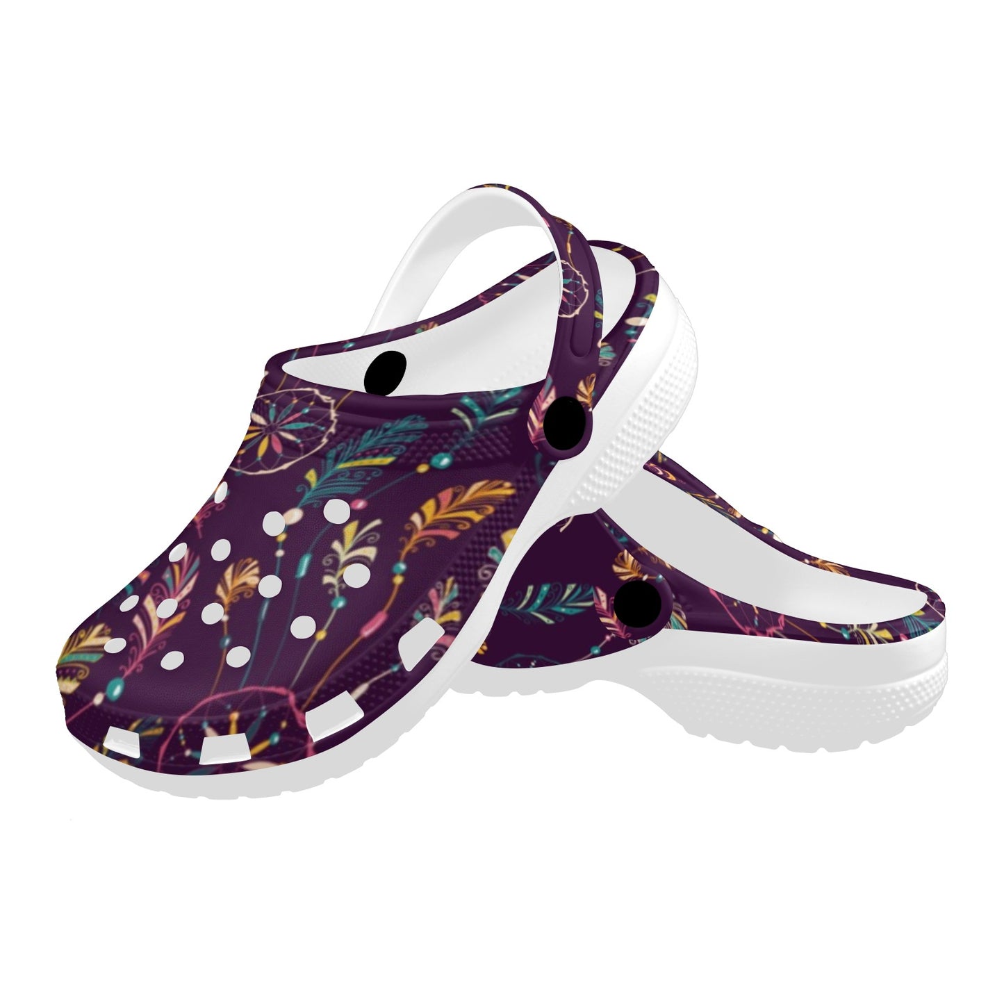 Dream Catcher Boho Design Unisex Clogs Shoes