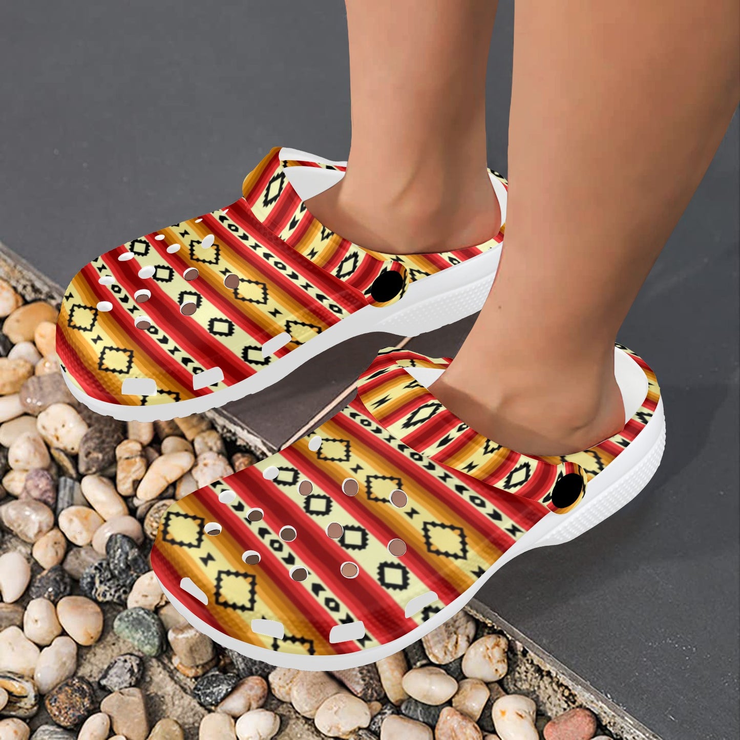 Serape Themed Unisex Clogs Shoes