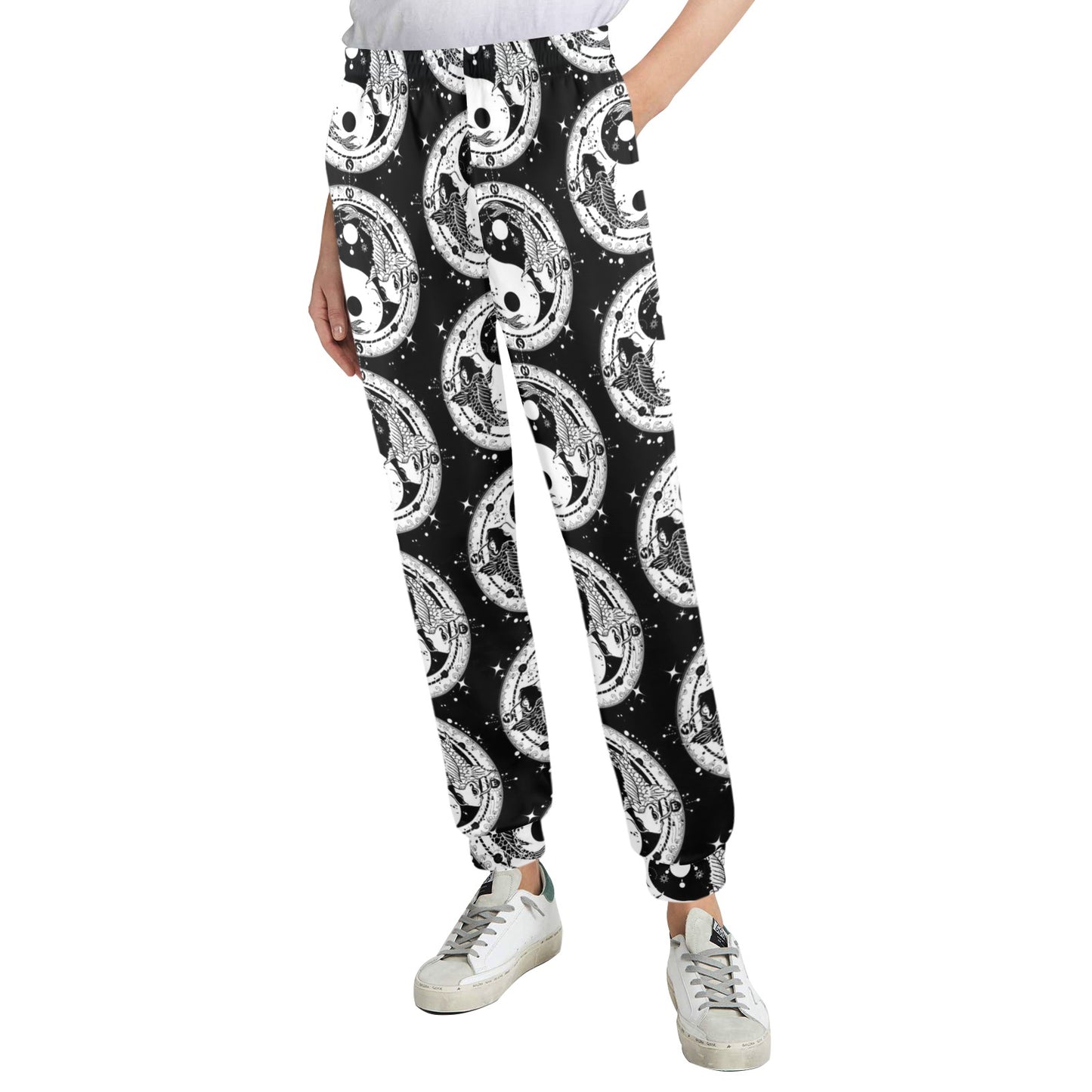 Yin Yang Koi Fish Women's Casual Track Pants