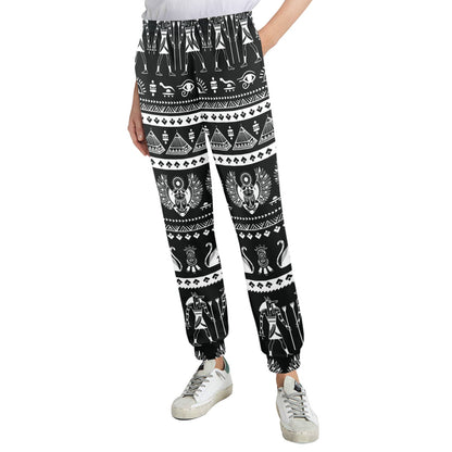 egyptian Design Print Pattern JJ0176 Women's Casual Track Pants