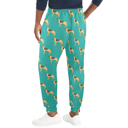 German Shepherd Design Print Pattern JJ0258 Men's Casual Track Pants