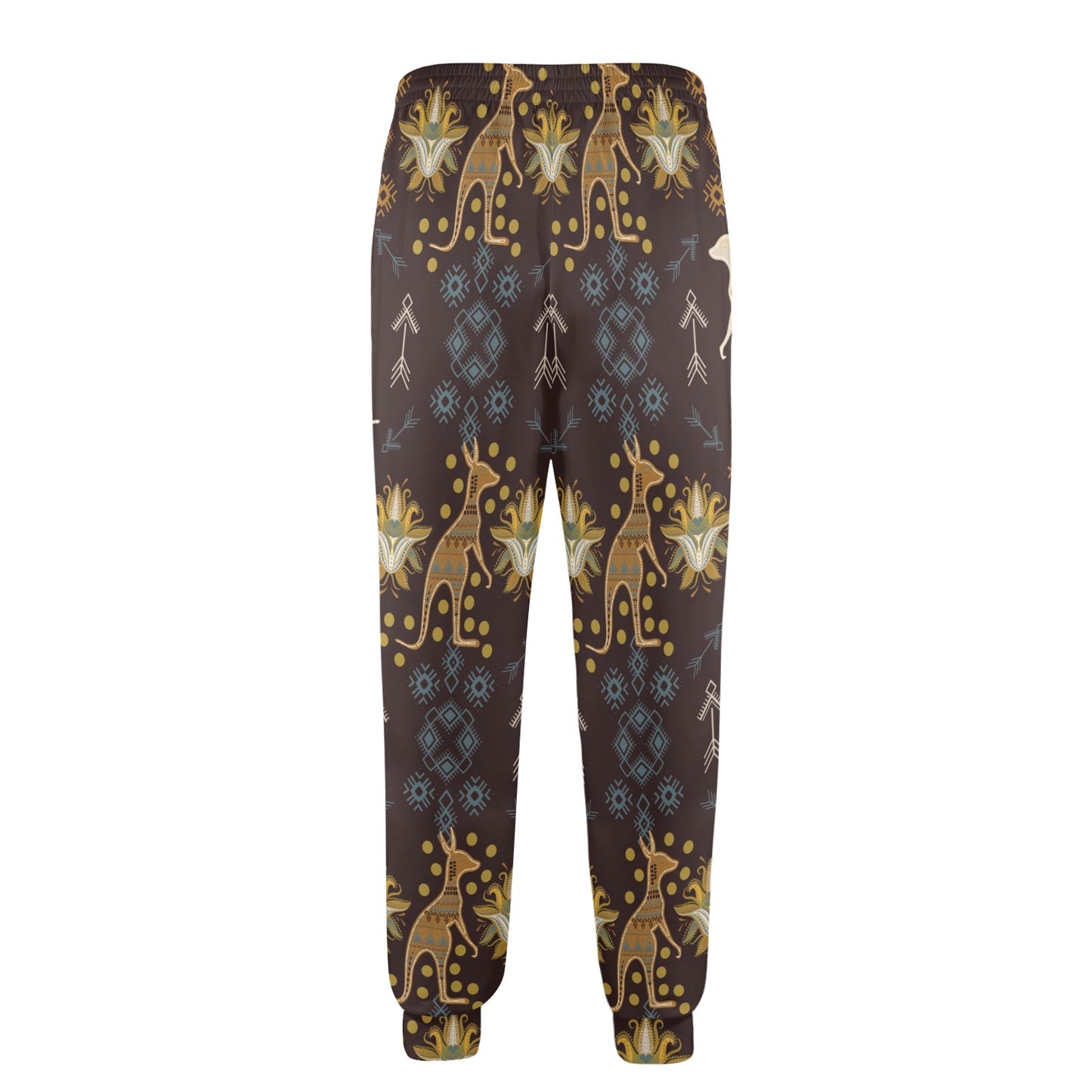 Kangaroos Pattern Print Design 03 Men's Casual Track Pants