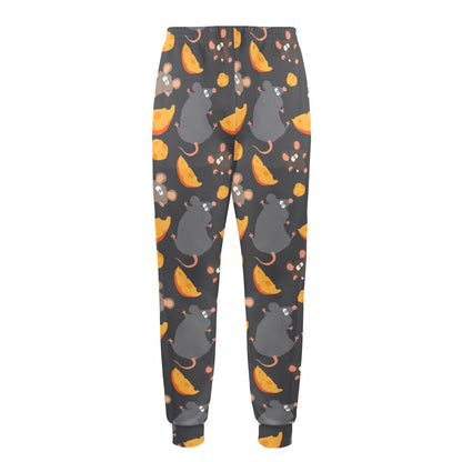 Rat Pattern Print Design 04 Men's Casual Track Pants