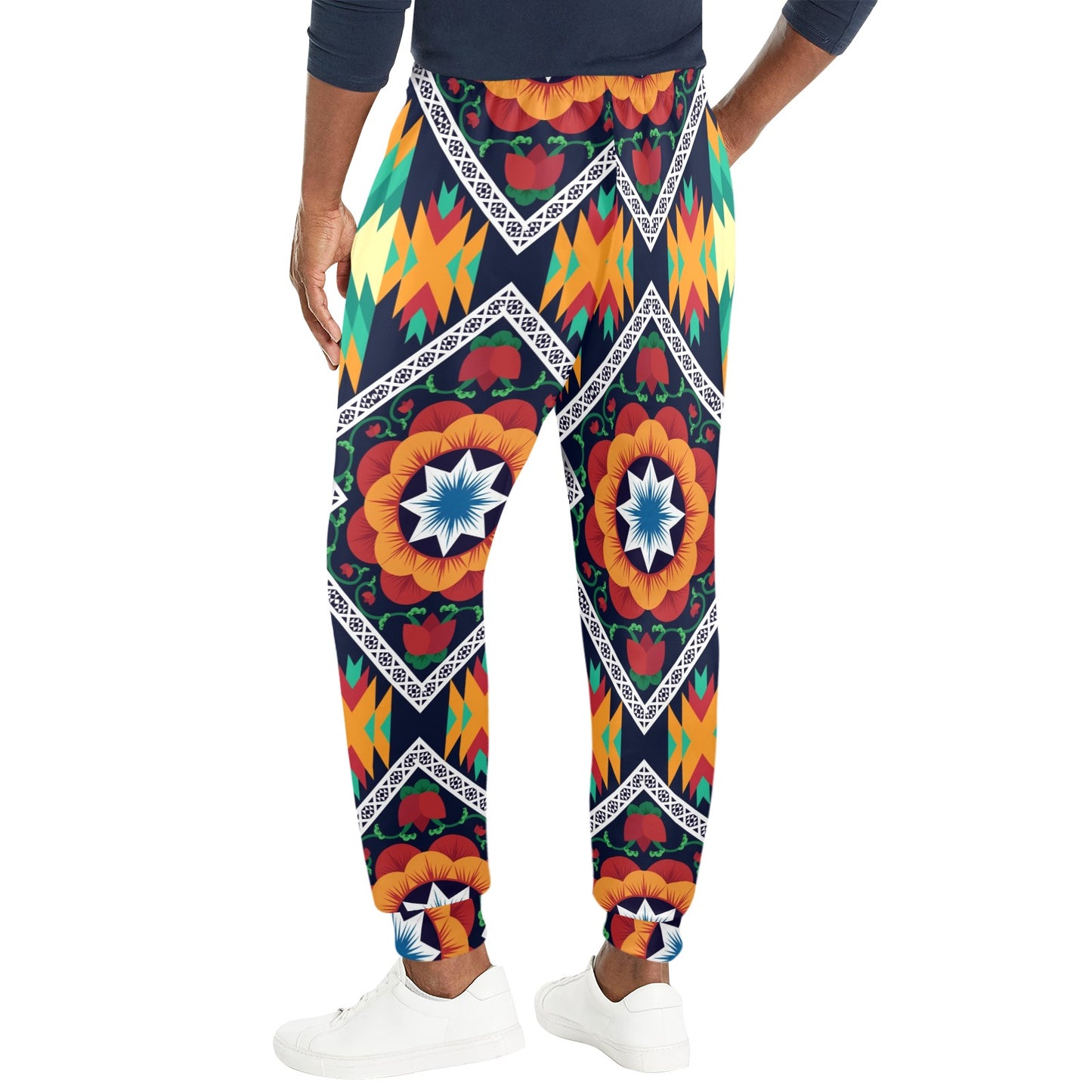 African Kente Men's Casual Track Pants