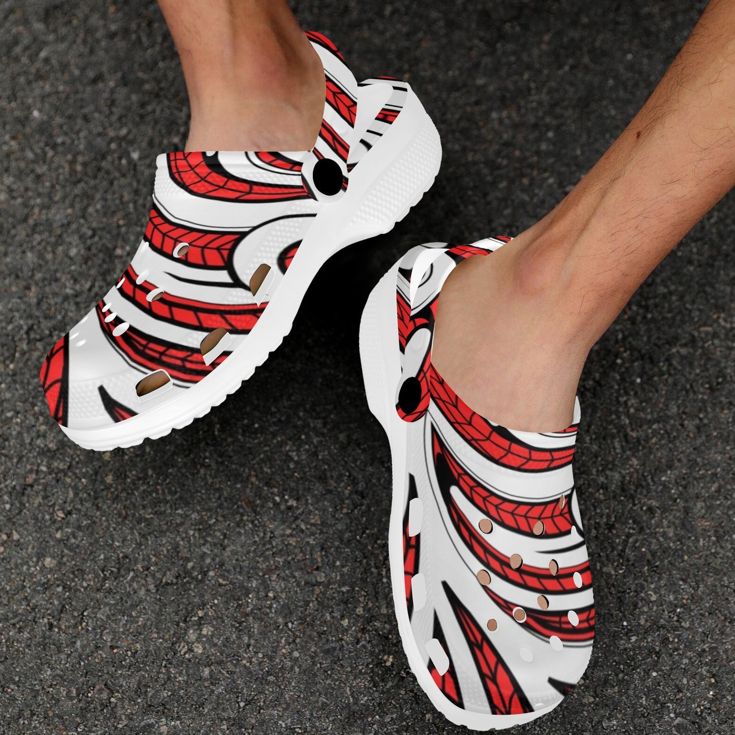 Maori Polynesian Themed Design Print Unisex Clogs Shoes