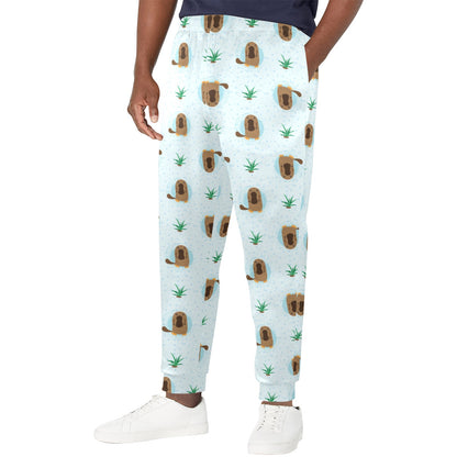 Platypus Pattern Print Design A04 Men's Casual Track Pants