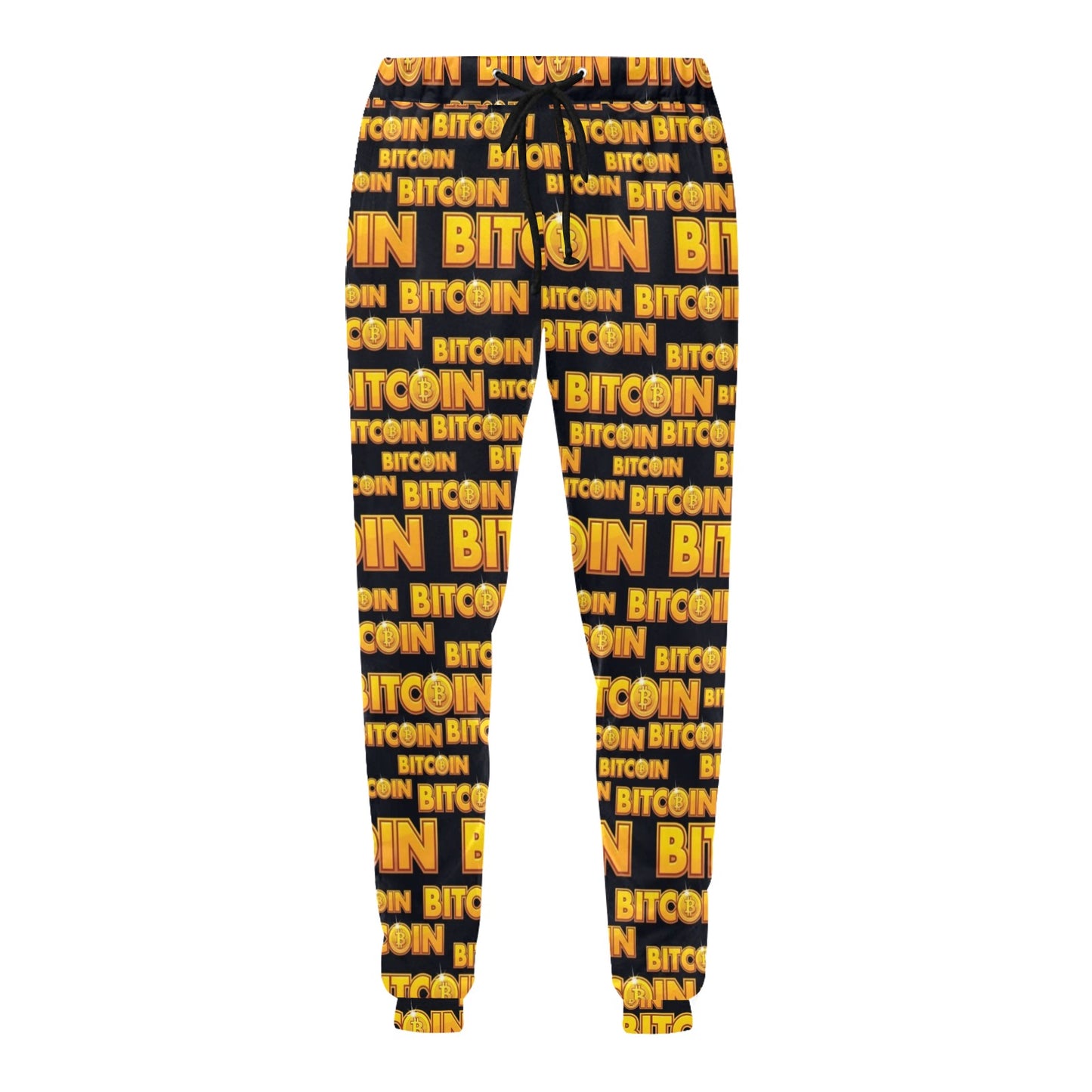Bitcoin Pattern Print Design DO03 Men's Sweatpants