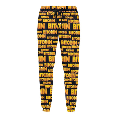 Bitcoin Pattern Print Design DO03 Men's Sweatpants