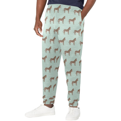 Donkey Print Design LKS402 Men's Casual Track Pants