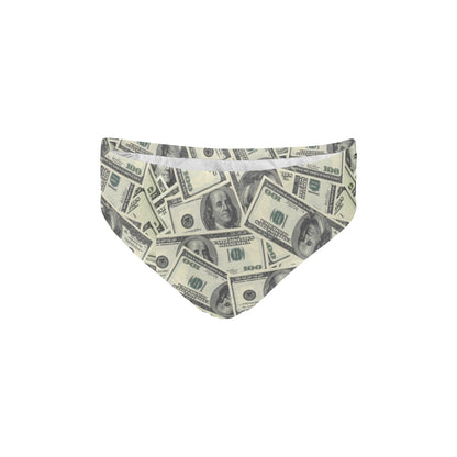 Dollar Pattern Print Design DO02 Men's Swimming Briefs