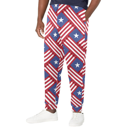 American flag Pattern Men's Casual Track Pants