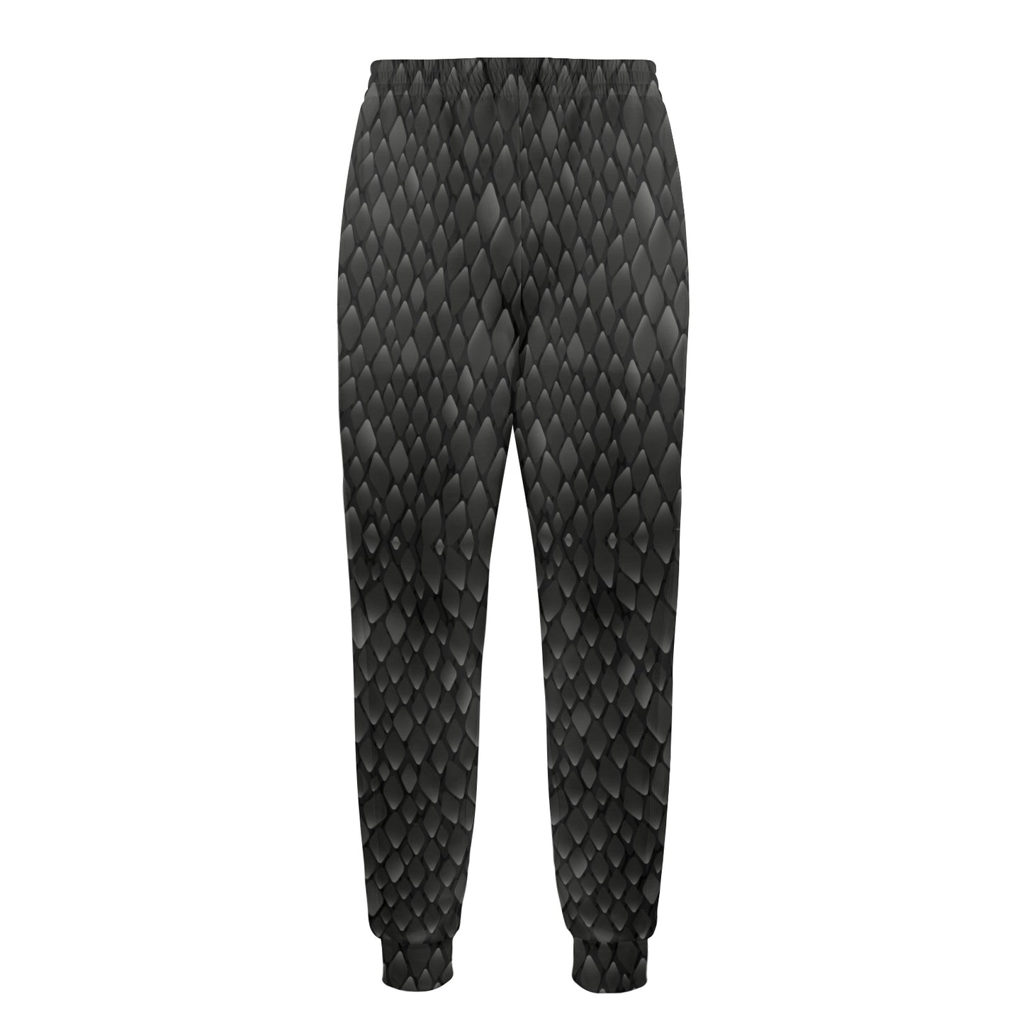 Snake Skin Black Print Men's Casual Track Pants