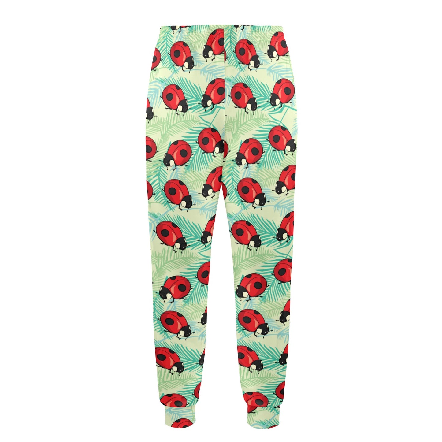 Ladybug Cute Print Pattern Men's Casual Track Pants