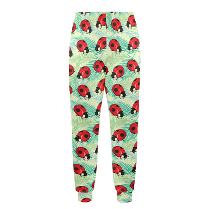 Ladybug Cute Print Pattern Men's Casual Track Pants