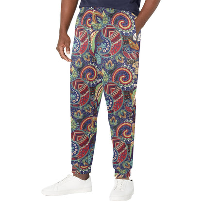Paisley Boho Pattern Print Design A03 Men's Casual Track Pants