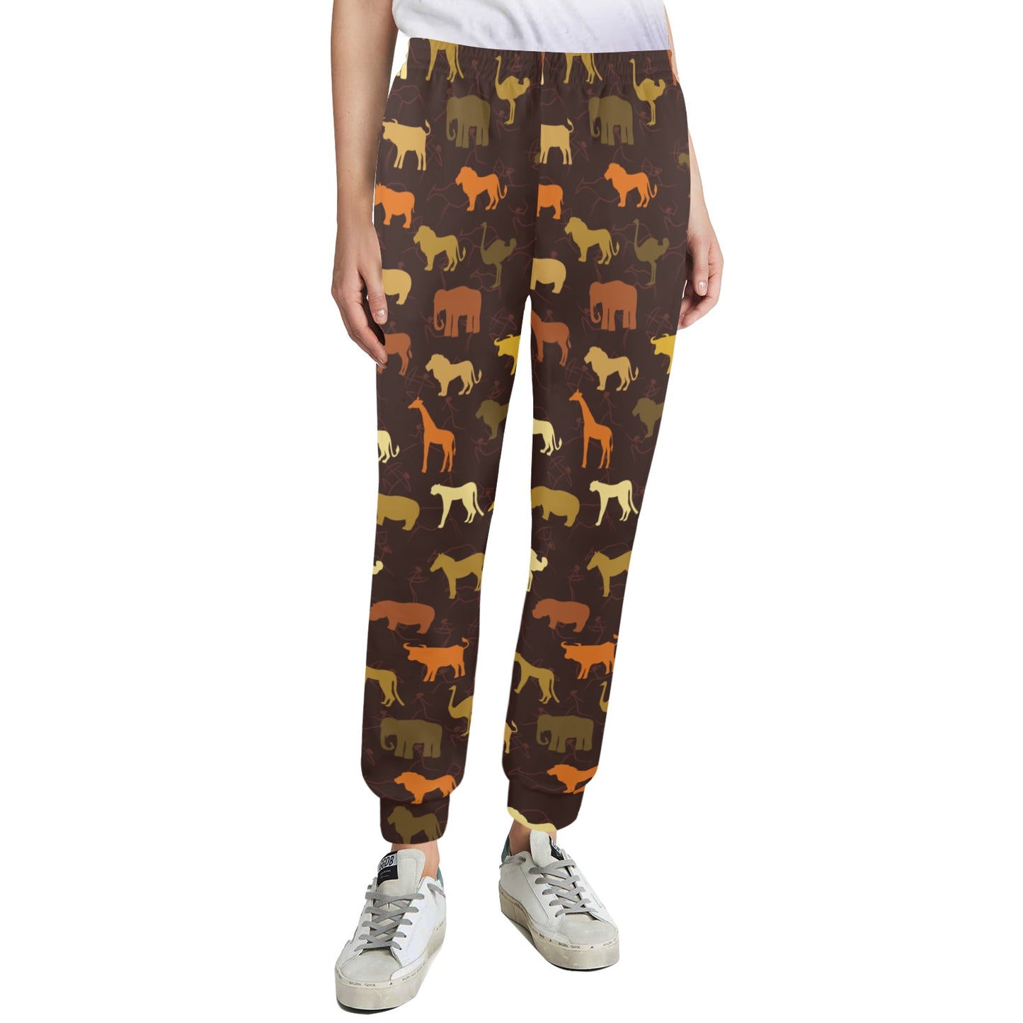 Safari Animal Print Design LKS301 Women's Casual Track Pants