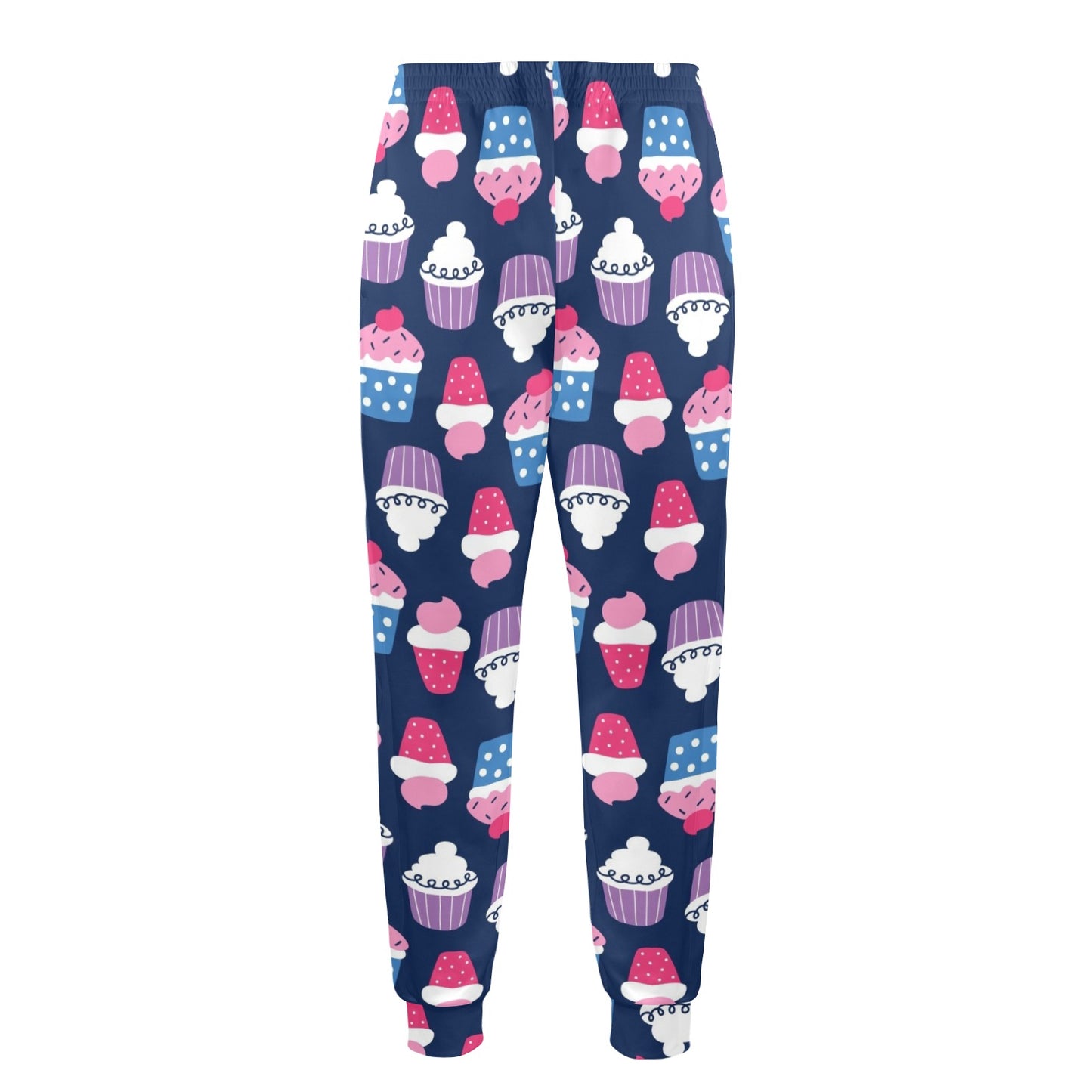 Cupcake Pattern Print Design CP04 Men's Casual Track Pants