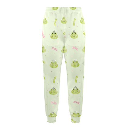 frog Design Print Pattern JJ0232 Men's Casual Track Pants