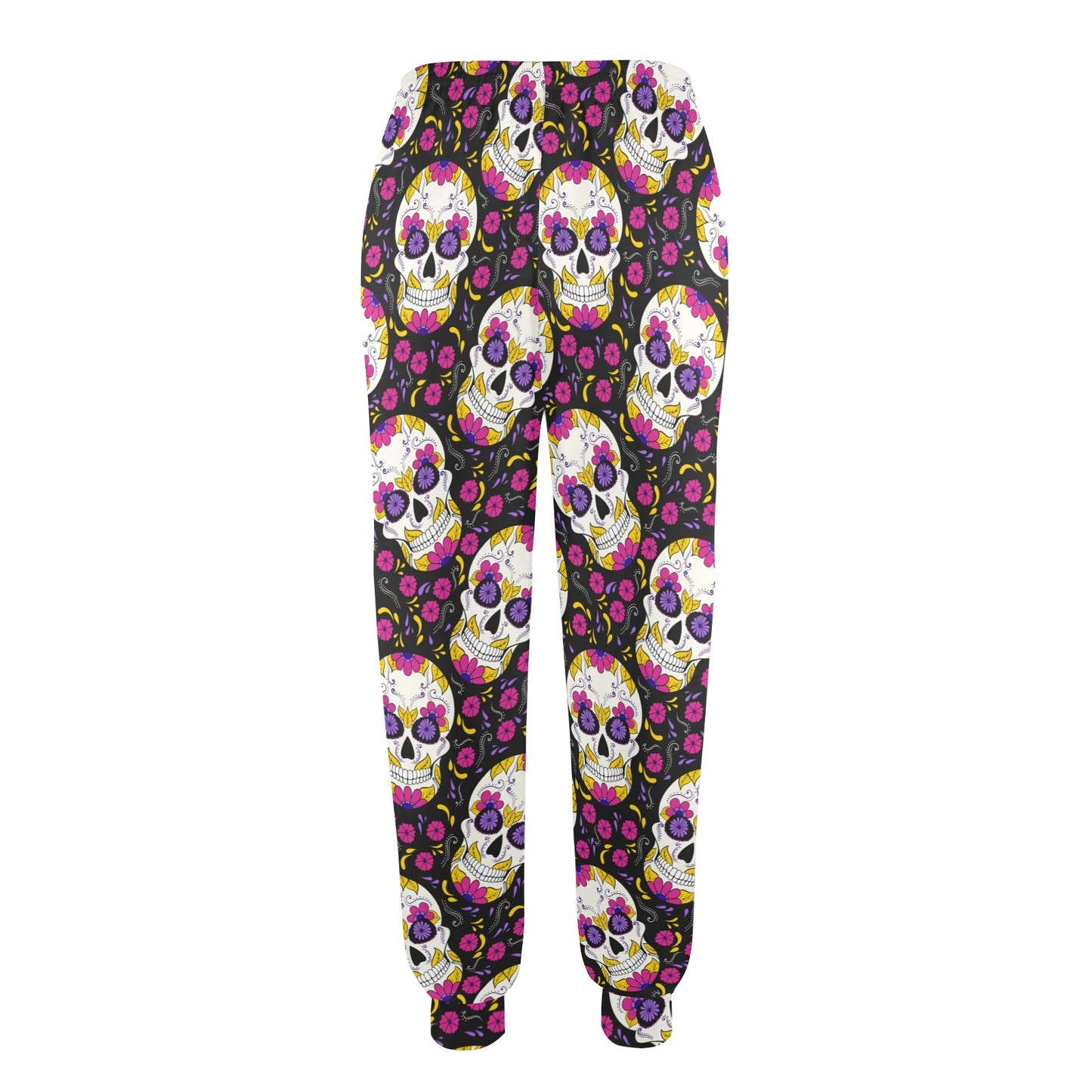 sugar skull Floral Pattern Women's Casual Track Pants