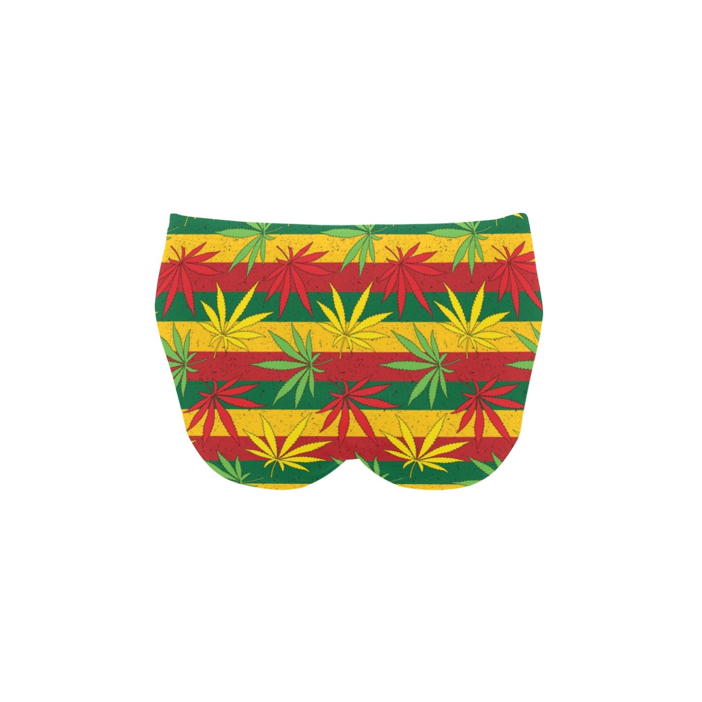 Rasta Pattern Print Design A03 Men's Swimming Briefs