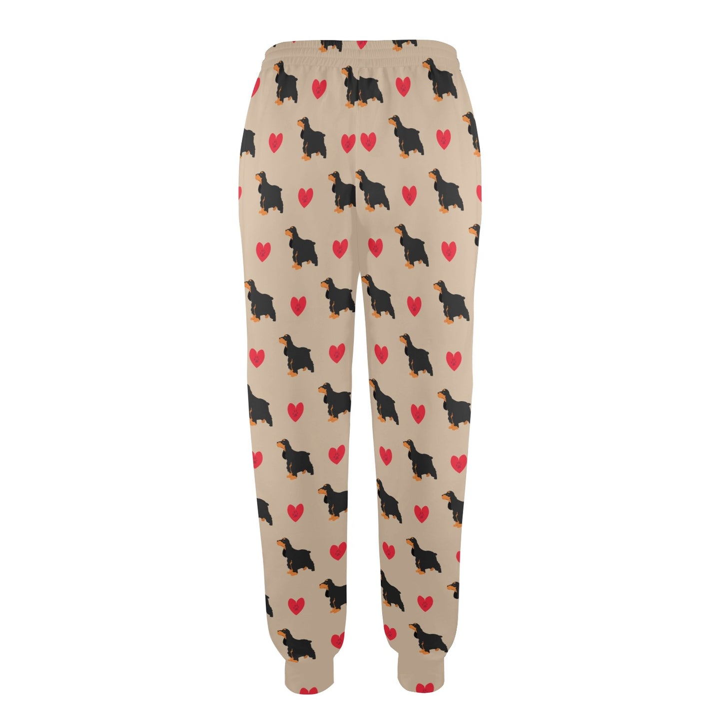 Cocker Pattern Print Design 02 Women's Casual Track Pants