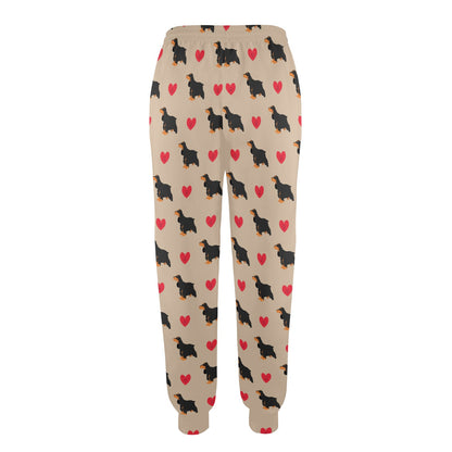 Cocker Pattern Print Design 02 Women's Casual Track Pants