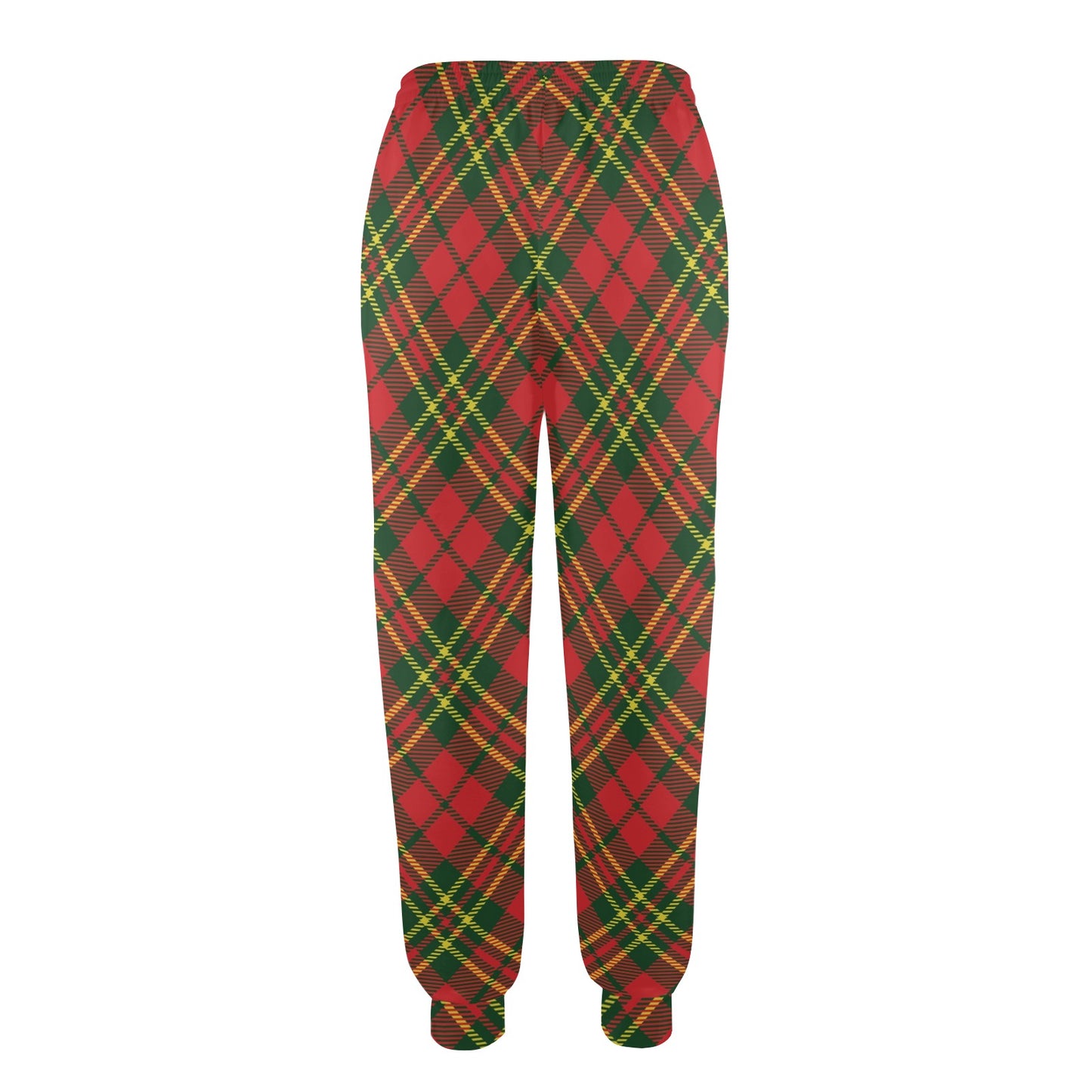 Plaid Holiday Pattern Print Design A01 Women's Casual Track Pants