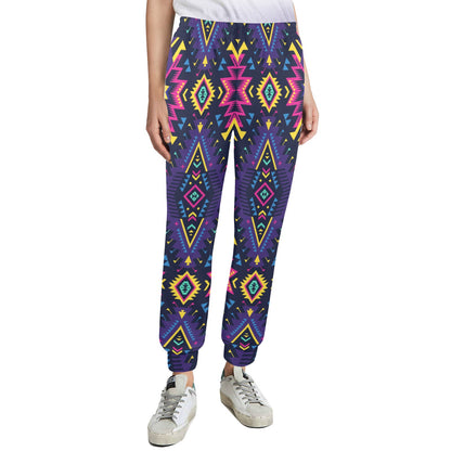 Aztec Pattern Print Design 07 Women's Casual Track Pants