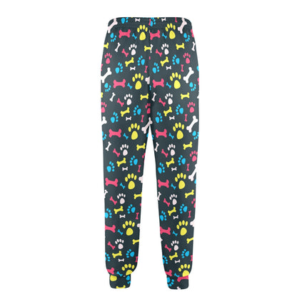 Paw Design Print Men's Casual Track Pants