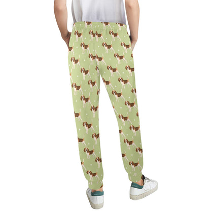 Beagle Pattern Print Design 07 Women's Casual Track Pants