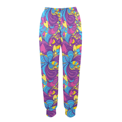Psychedelic Mushroom Pattern Print Design A03 Women's Casual Track Pants