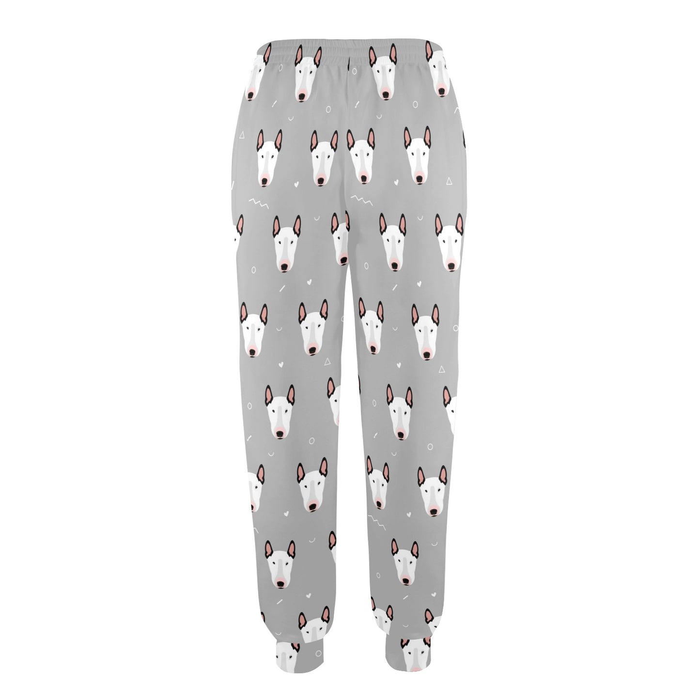 Bull Terrier Head Print Pattern Women's Casual Track Pants