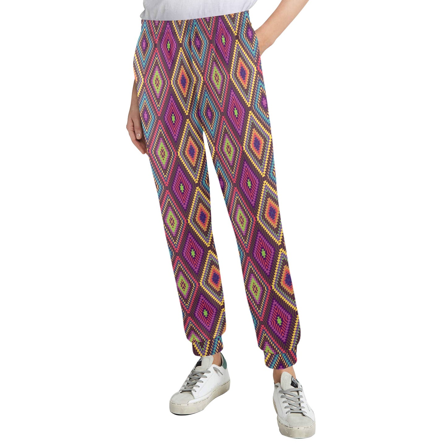 Southwestern Print Women's Casual Track Pants