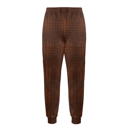 Chocolate Pattern Print Design 01 Men's Casual Track Pants