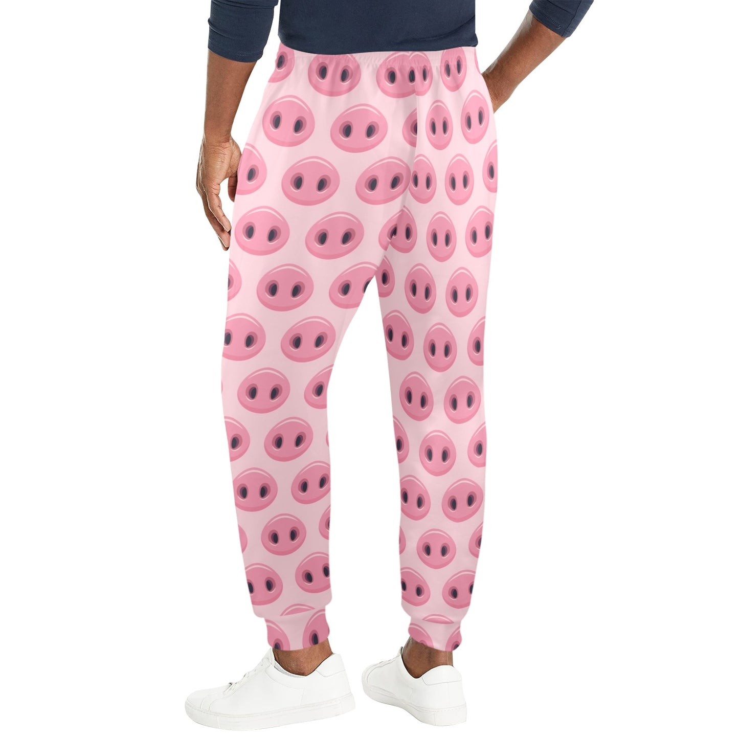 Pig Print Design LKS401 Men's Casual Track Pants