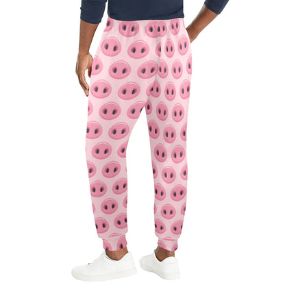 Pig Print Design LKS401 Men's Casual Track Pants