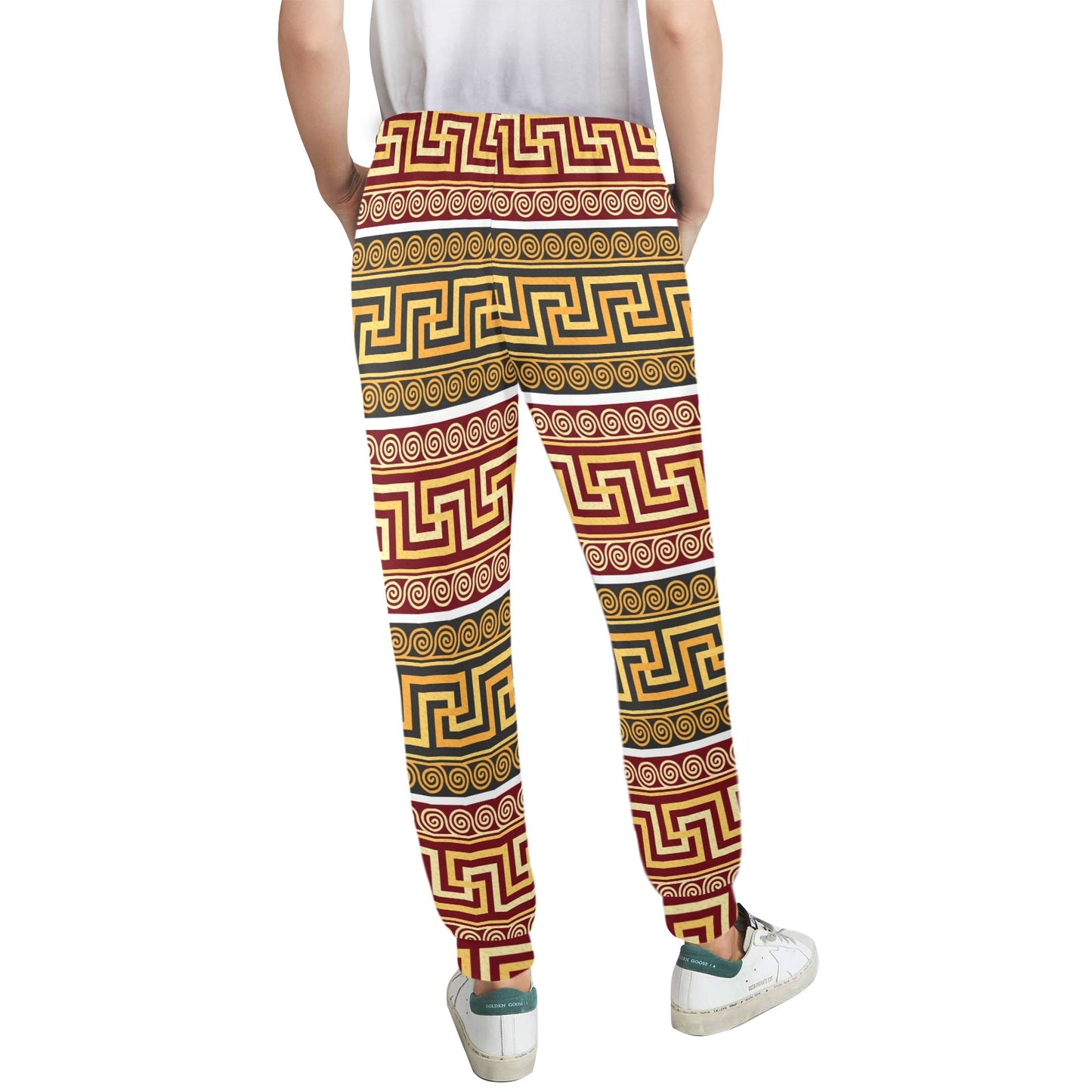 Ancient Greek Pattern Print Design LKS302 Women's Casual Track Pants