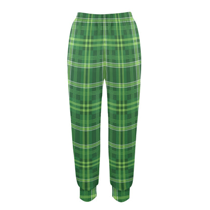 Irish Plaid Pattern Print Design 02 Women's Casual Track Pants