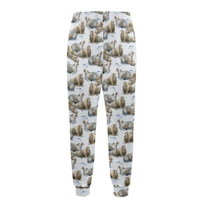 Walrus Print Design LKS401 Men's Casual Track Pants