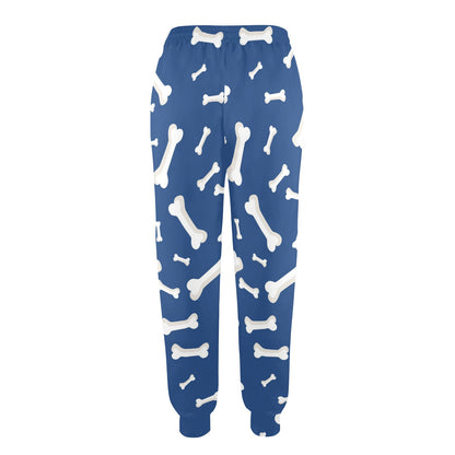 Dog Bone Pattern Print Design 03 Women's Casual Track Pants